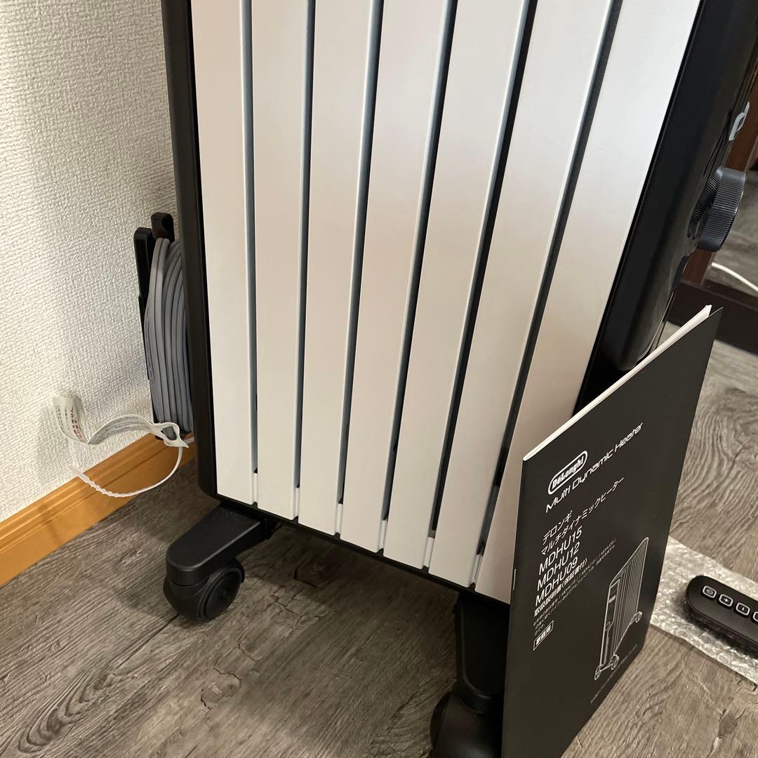 【美品】デロンギ オイルヒーター マルチダイナミックヒーター MDHU09-BK