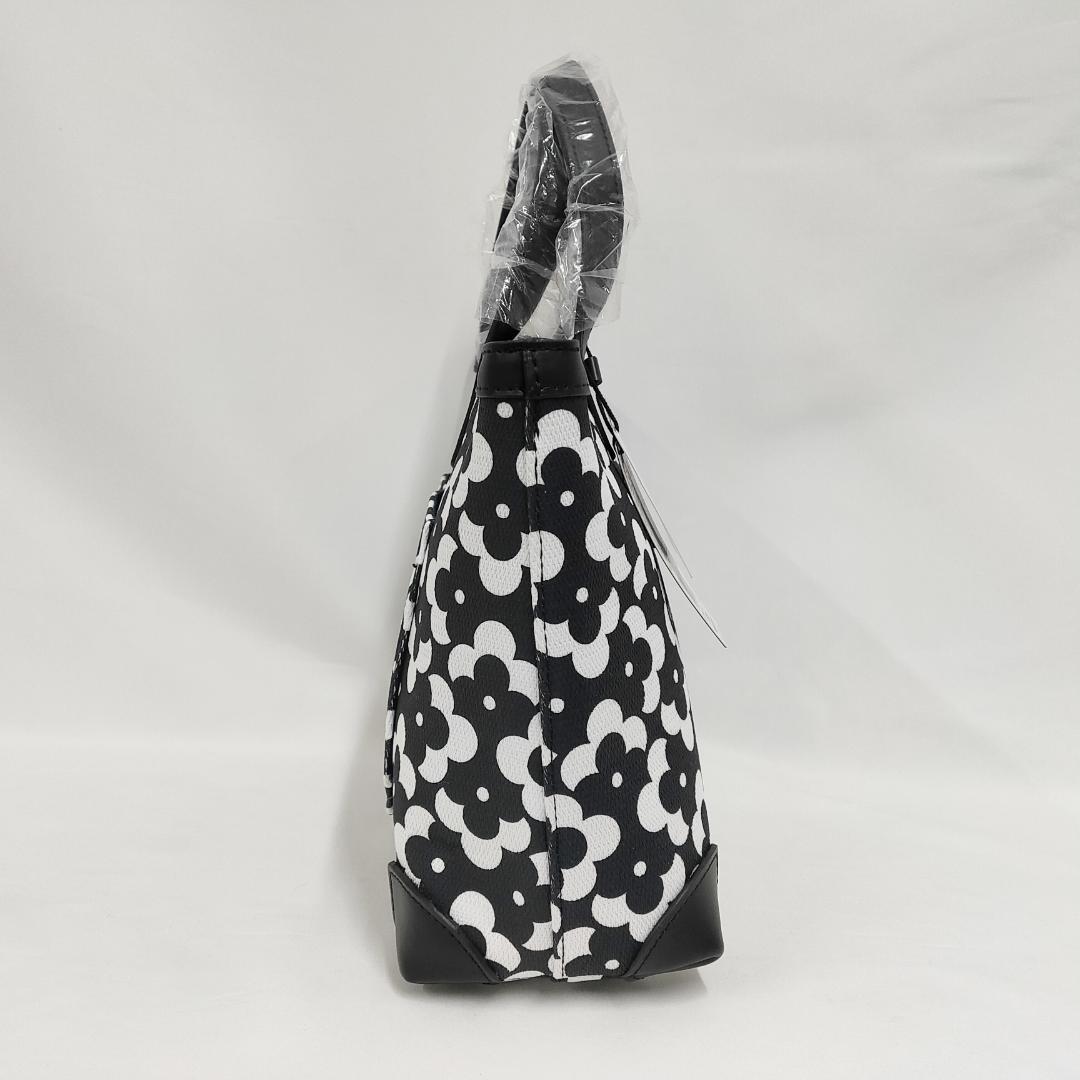 ○★新品未使用 パーリーゲイツ 花柄カートバッグ コンパクトバッグ ブラック