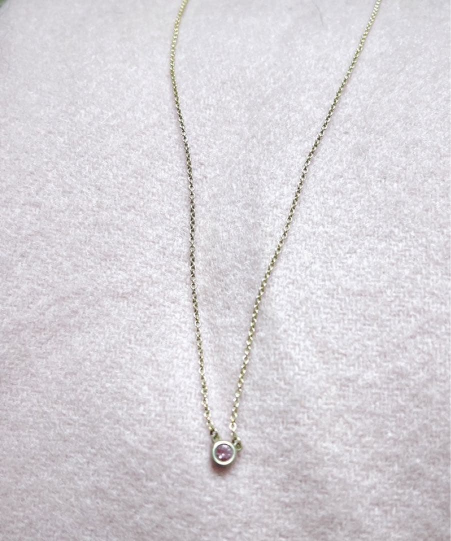 Tiffany & Co. バイザヤード ピンクサファイア ネックレス