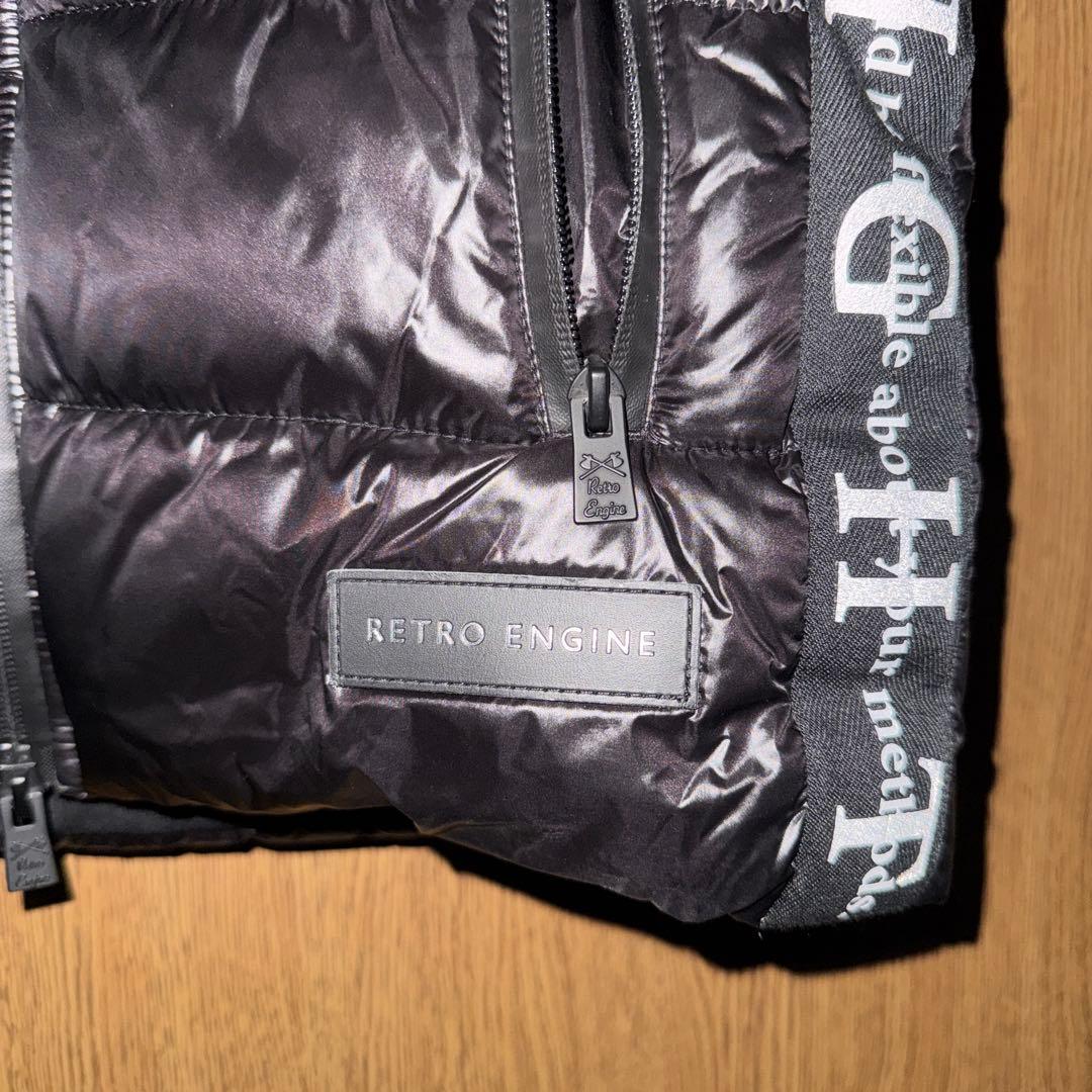 アダムスジャグラー ダウンベスト ブラック S