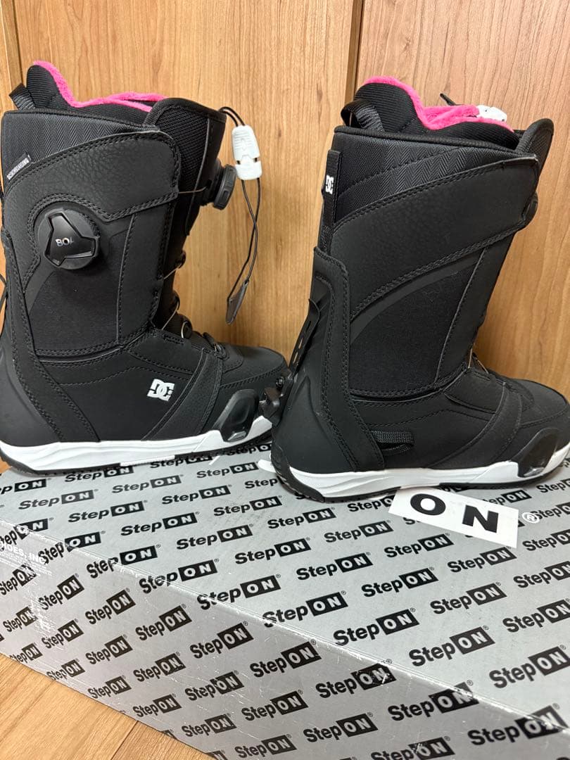 DC Step On レディーススノーボードブーツ ブラック