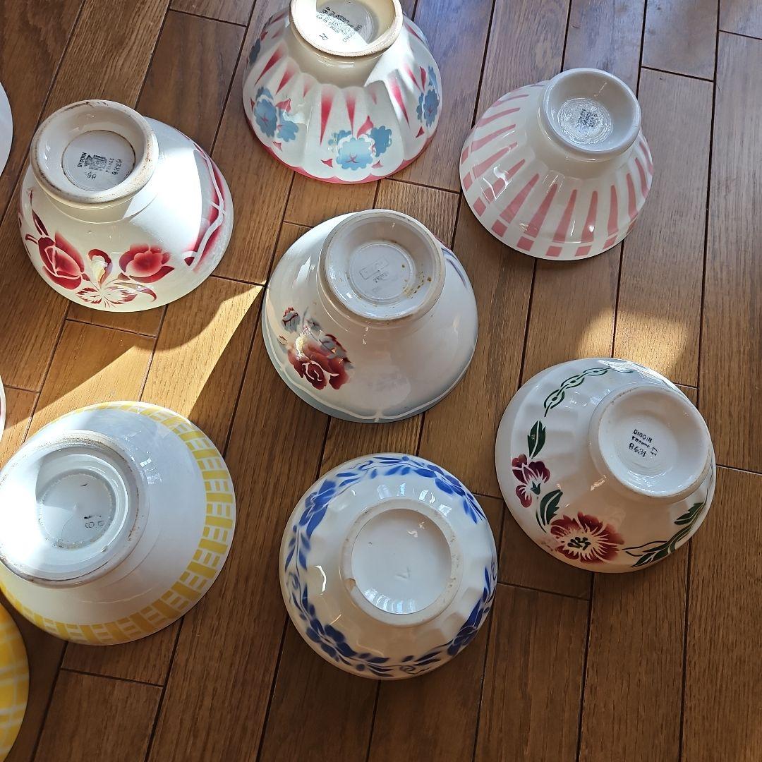 カフェオレボウル 12個セット フランス蚤の市