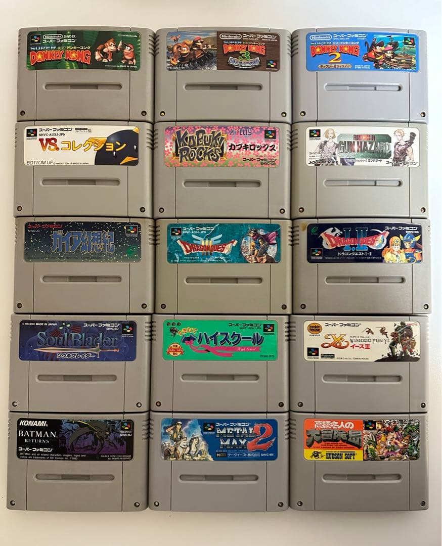 スーパーファミコンソフト【162本】まとめ売り