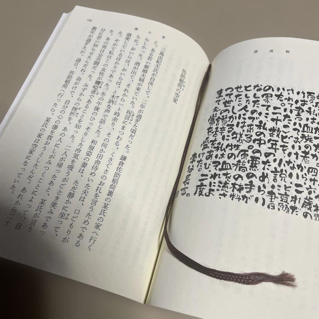 漂流物　◉車谷長吉　※新潮文庫　※平成19年7月20日3刷