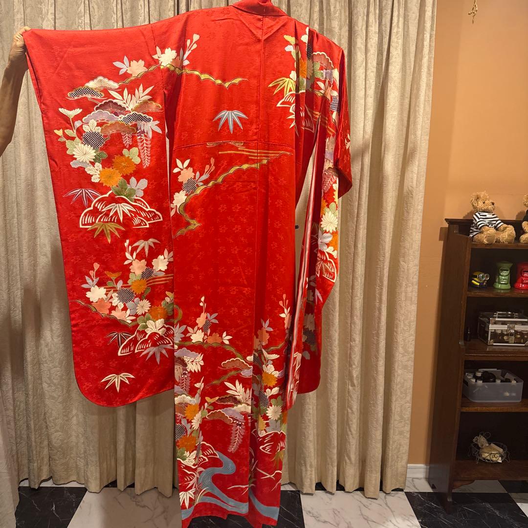 ティラミスタイムセール！正絹成人式振袖＋ビーズバッグ