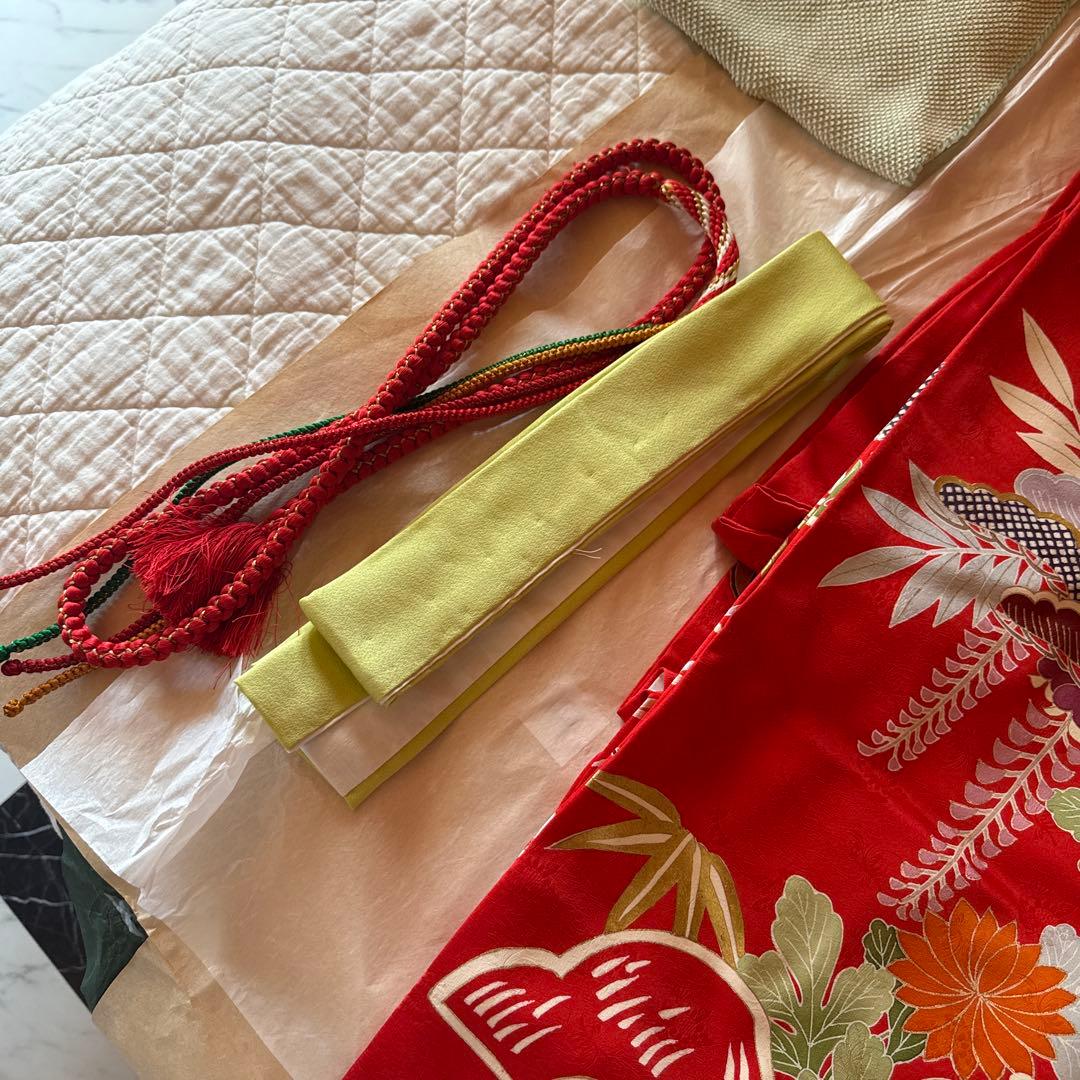 ティラミスタイムセール！正絹成人式振袖＋ビーズバッグ