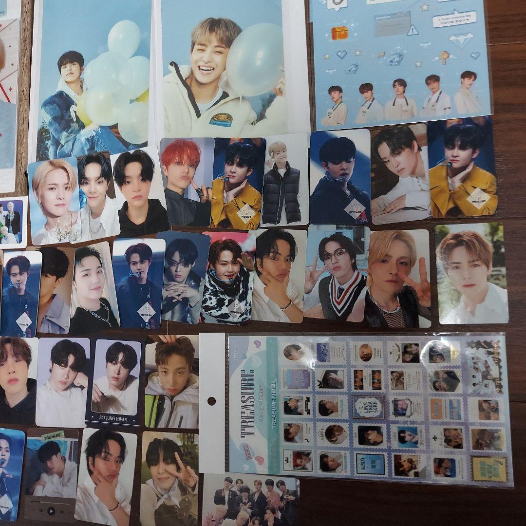 treasure トレカ グッズ バッジ キーホルダー ポストカード シール