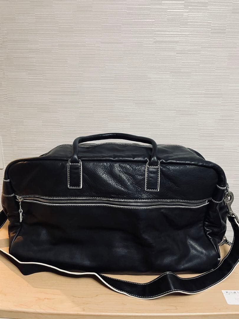 【最終価格】ナンバーナイン 02SS モダン期 レザーボストンバッグ