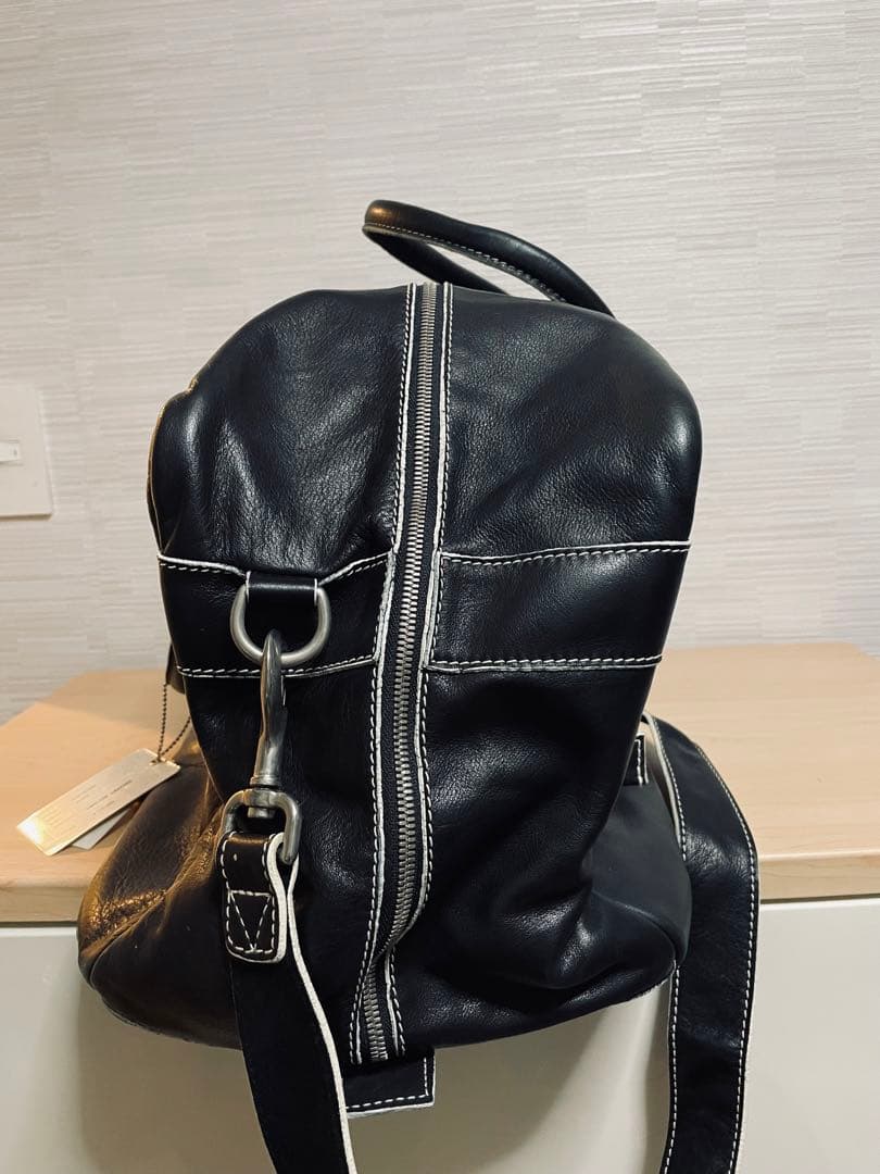 【最終価格】ナンバーナイン 02SS モダン期 レザーボストンバッグ