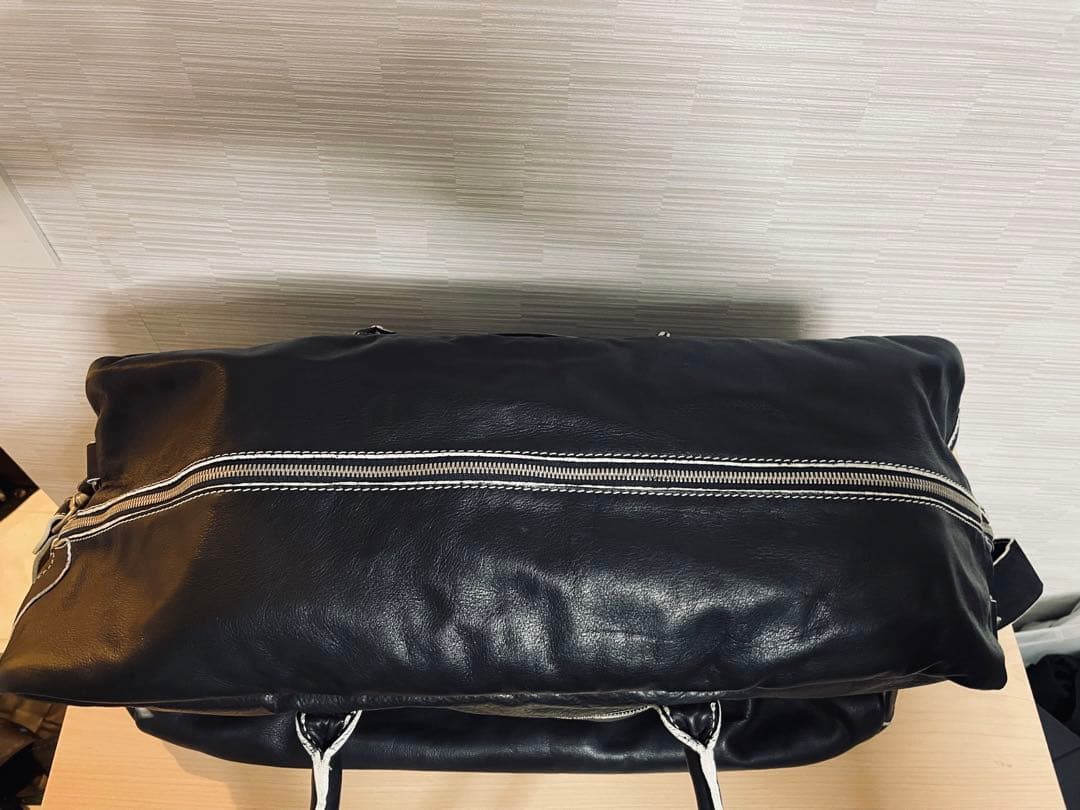 【最終価格】ナンバーナイン 02SS モダン期 レザーボストンバッグ