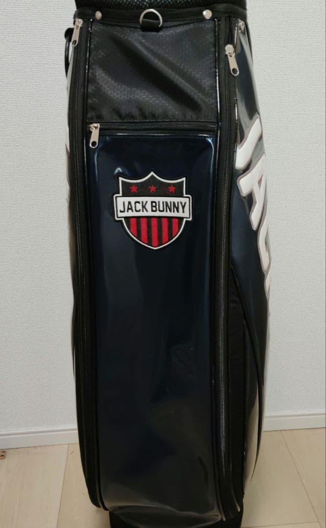 JACK BUNNY キャディバッグ ネイビー　ヘッドカバー付き