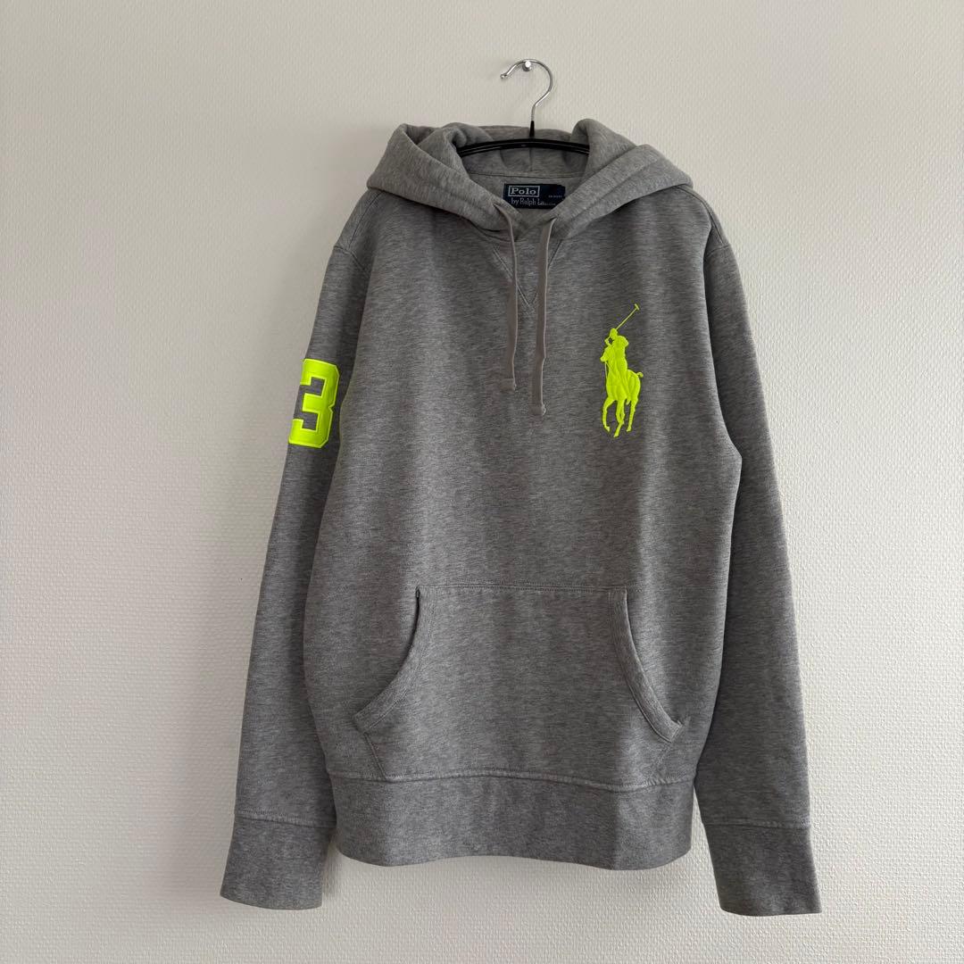 ポロラルフローレン パーカー ビッグポニー 刺繍　フーディー　裏起毛　スウェット