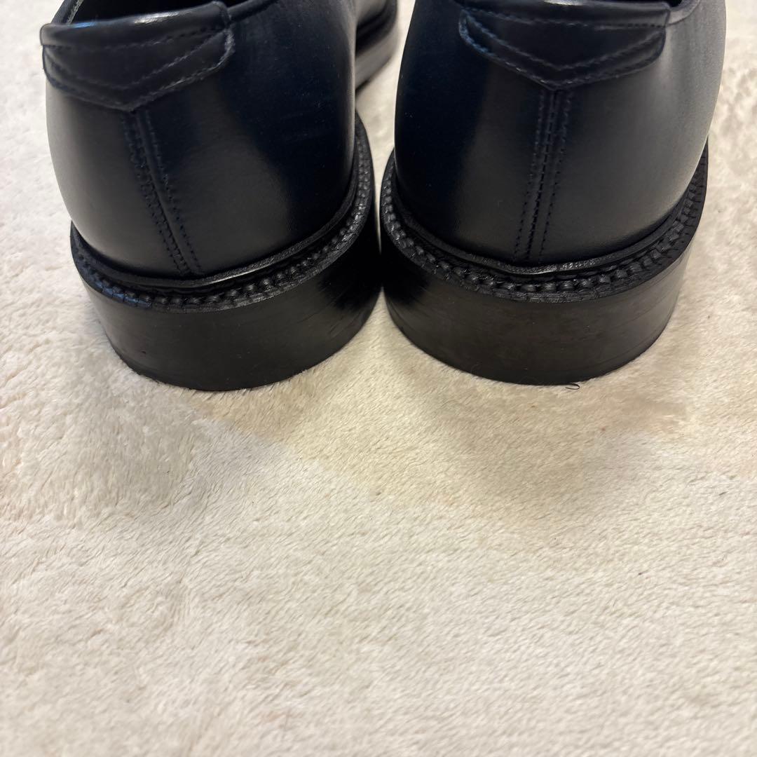 極美品⭐️YAMANE ダークネイビー コードバーン 革靴　レースアップ　28