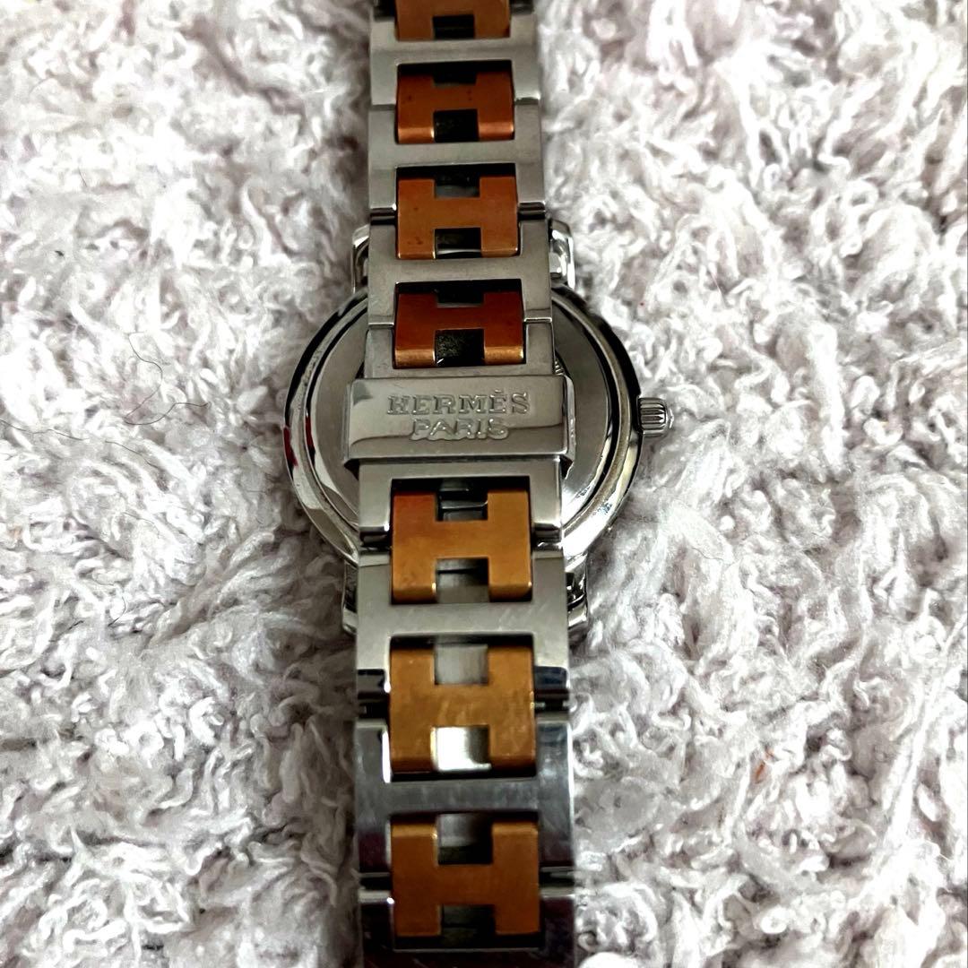 HERMES エルメス クリッパー 腕時計 ゴールド