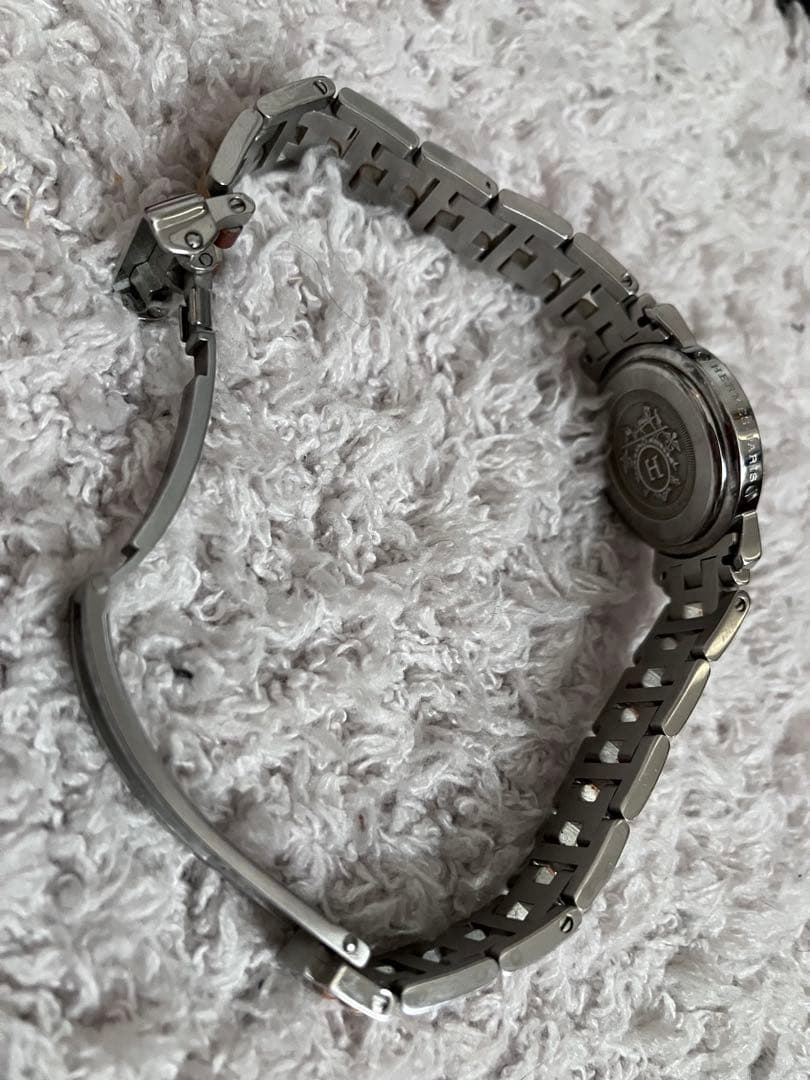 HERMES エルメス クリッパー 腕時計 ゴールド