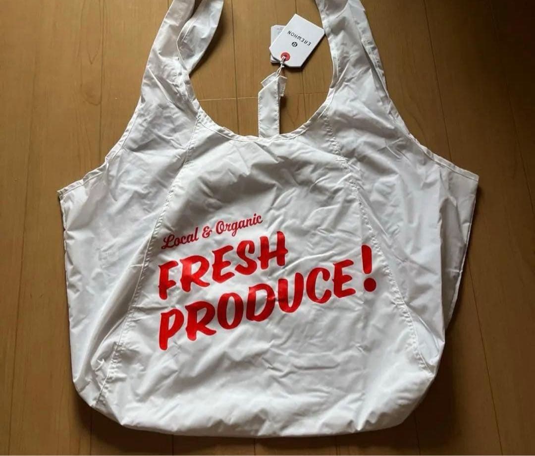 希少 完売品 erewhon✖️lululemon 店舗限定 エコバッグ 白