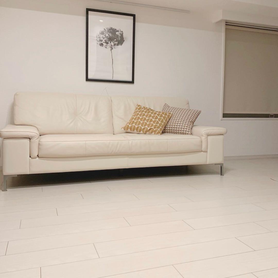 カリモク Direttore ディレトーレ ソファ 本革 レザー