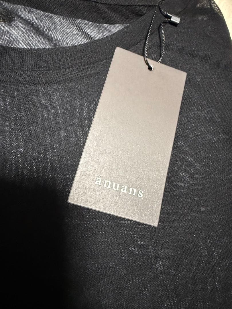 完売商品 新品未使用 anuans シアーロングスリーブT シャツ アニュアンス