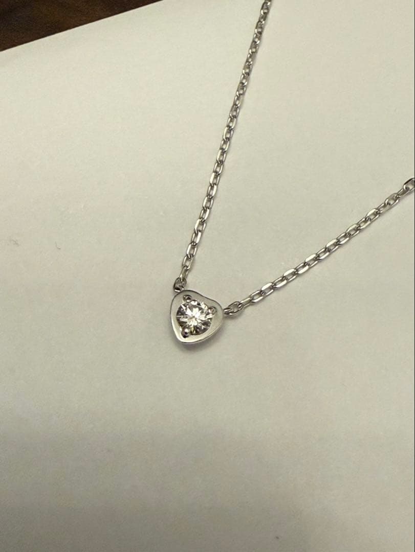 Cartier ダイヤモンド ネックレス ダムール ハート ディアマン レジェ