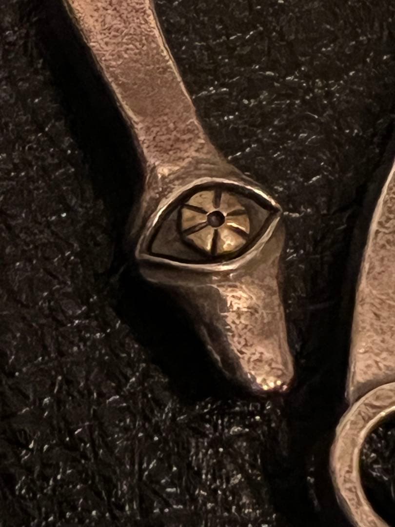 カスタムシルバーショップROADキーフック　シルバー925 xブラスUS key