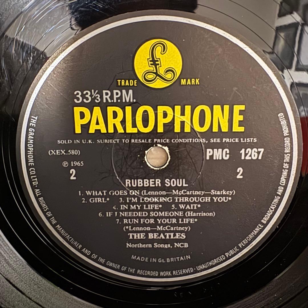 【ラウドカット‼︎】ビートルズ/ラバーソウル　UKオリジ　mono 【超轟音‼︎】