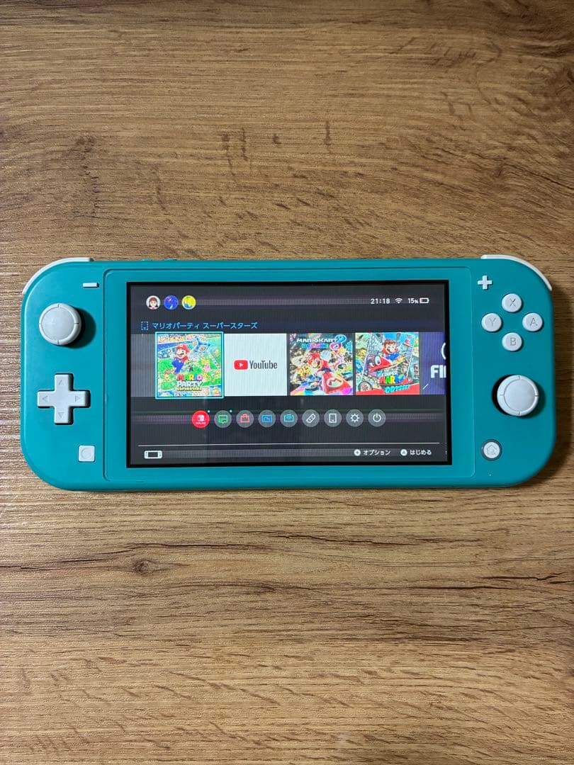 【ジャンク・画面乱れ】NintendoSwitchLite ターコイズ（箱あり）