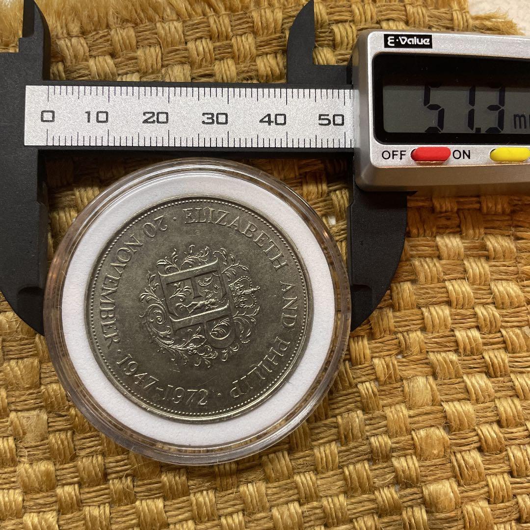 1972エリザベス　フィリップ御成婚25周年記念