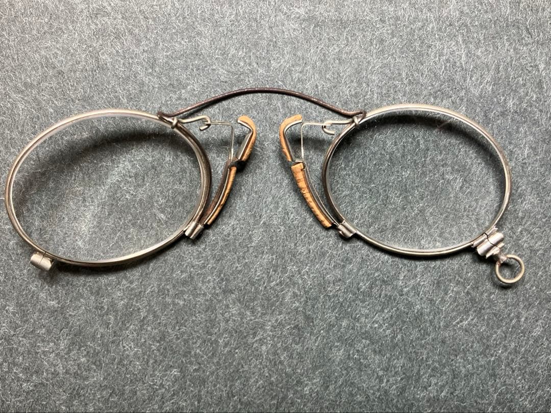 【A119】ヴィンテージ眼鏡　フィンチ眼鏡　拡大鏡　ドイツ仕入れ