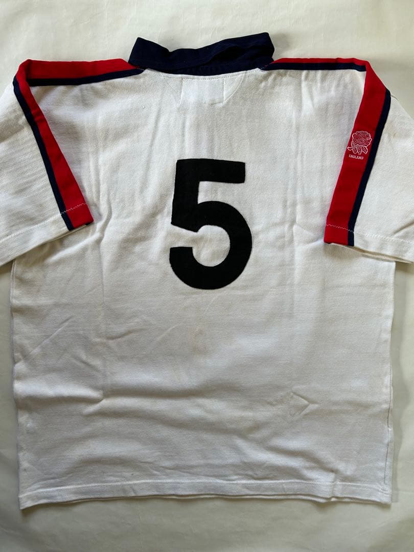 ラグビー 1993年イングランド代表カナダ遠征の実使用ジャージ