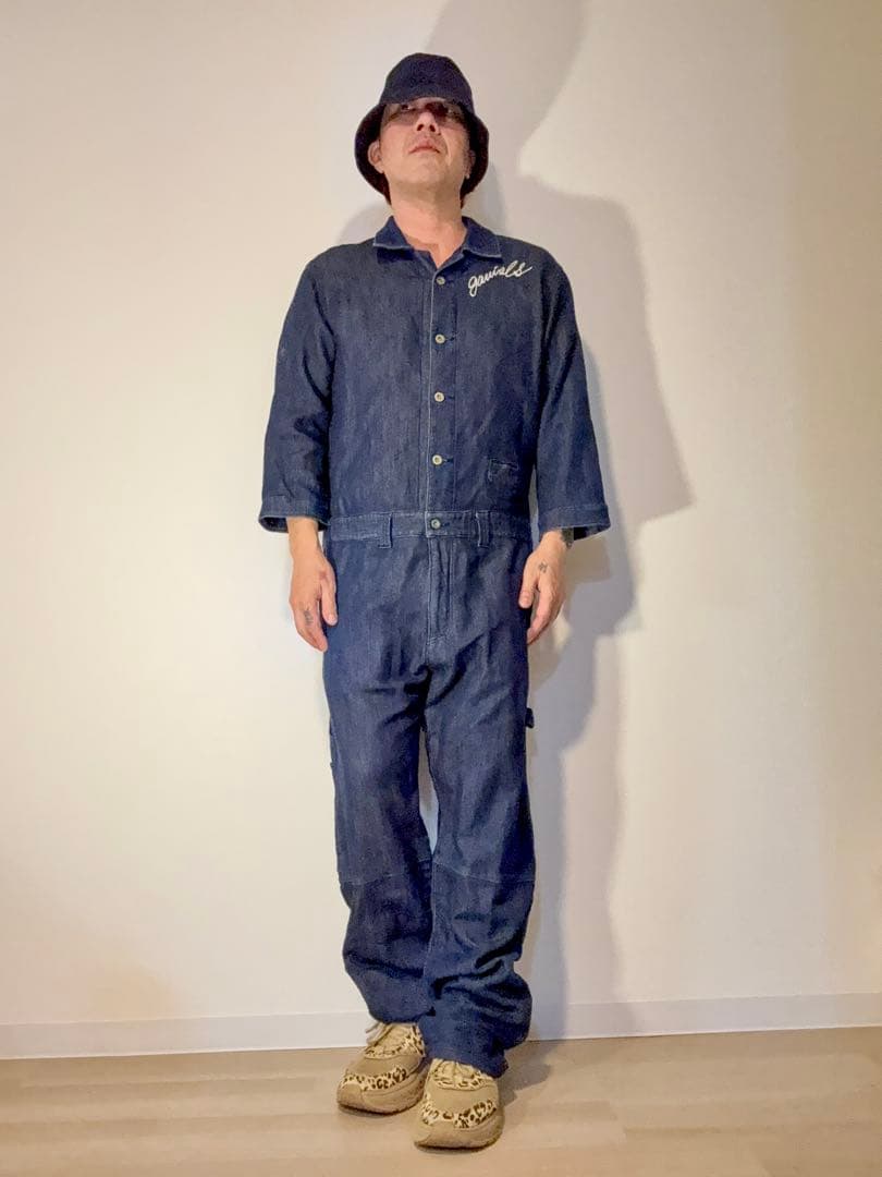 ク*ん様 GAVIALソフトデニム七分袖つなぎっ！！！