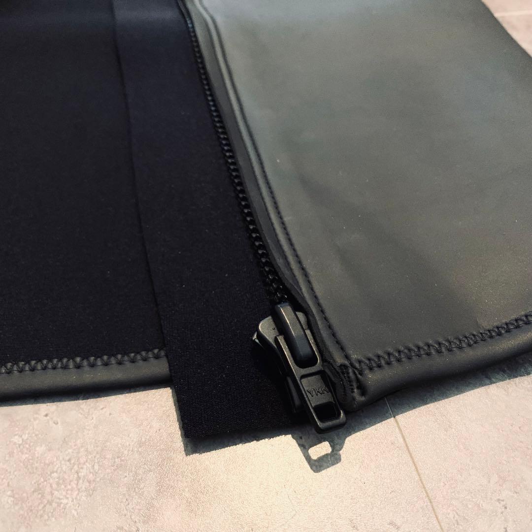 日本製 スキン ベスト 2ミリ フロントジップ タッパ ラバー ウェットスーツL