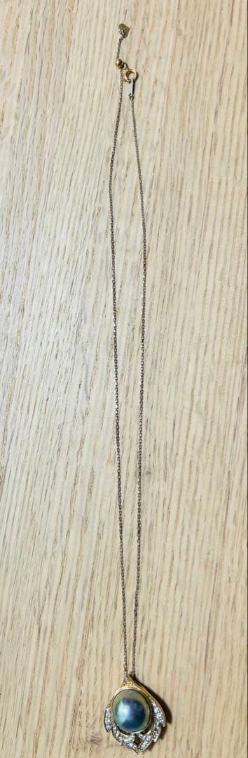 ベーネベーネ　K18 マベパールネックレス　チェーン付き