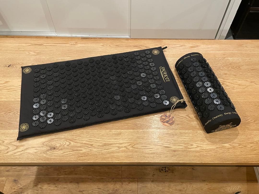 【正規品】シャクティマット&ピロー ブラック　オリジナル