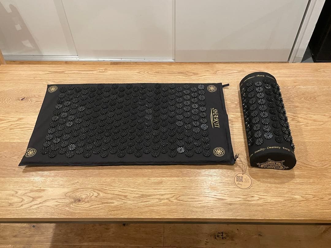 【正規品】シャクティマット&ピロー ブラック　オリジナル