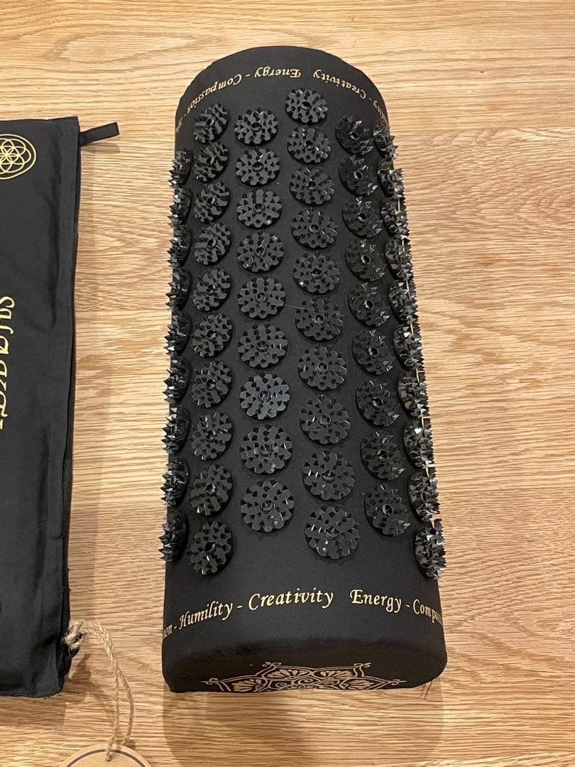 【正規品】シャクティマット&ピロー ブラック　オリジナル