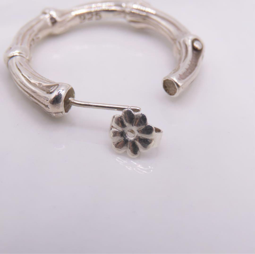 ティファニー　Tiffany ピアス　バンブー　シルバー 925 フープ　片耳