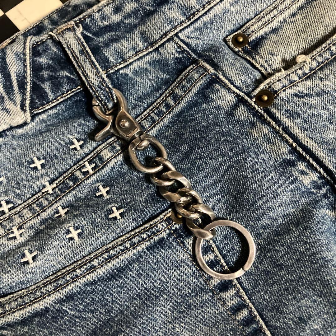 ブラス製　シルバー925メッキ　キーチェーン　新品未使用！