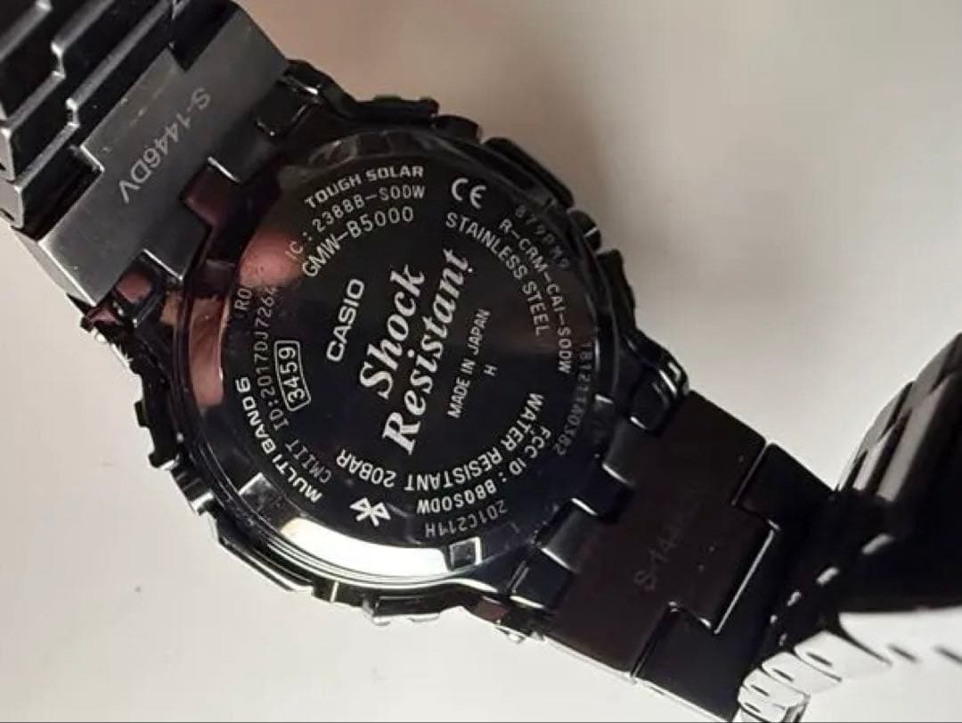 【G-SHOCK】 GMW-B5000GD-1JF☆フルメタルブラック☆美品