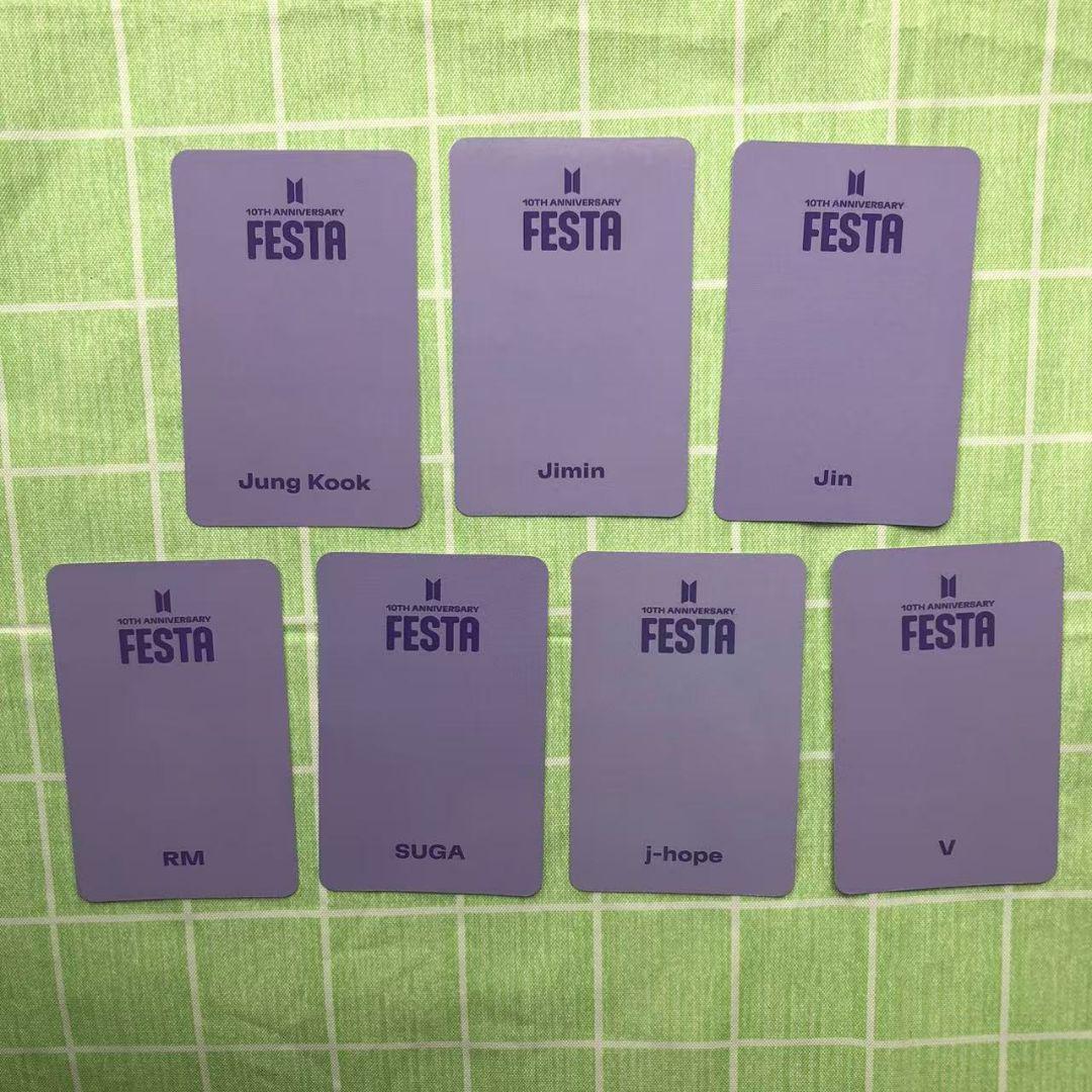 BTS FESTA 2023 ARMY ZONE 10周年 ラウンジ トレカ7枚