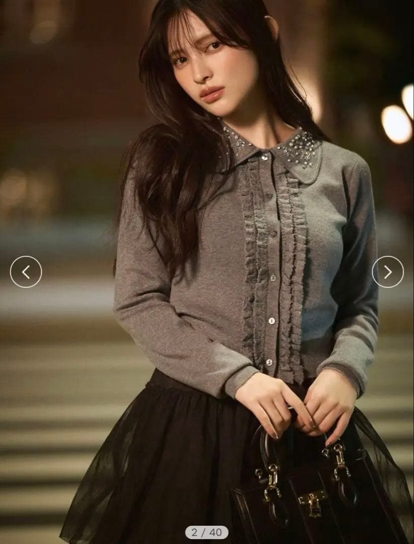 最終値下げ♡スナイデル♡ビジューカラーニットカーディガン♡新品