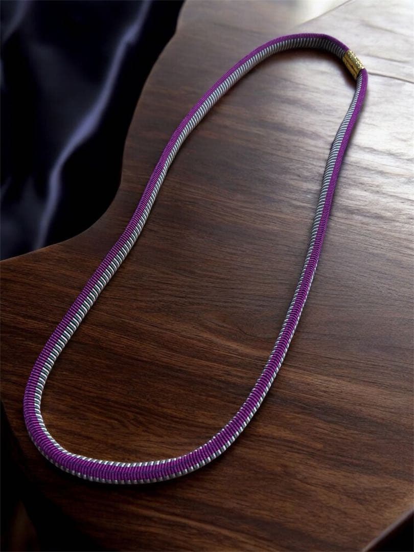 蓮花戯水　組紐　ピンク色　1本