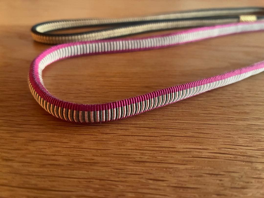 蓮花戯水　組紐　ピンク色　1本