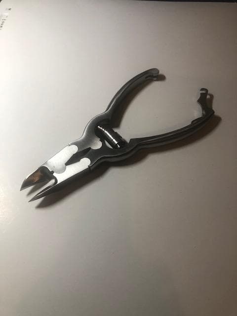 リンク式カーブ刃　爪ニッパ　2250　16.2cm（実測） ニッパー爪切り