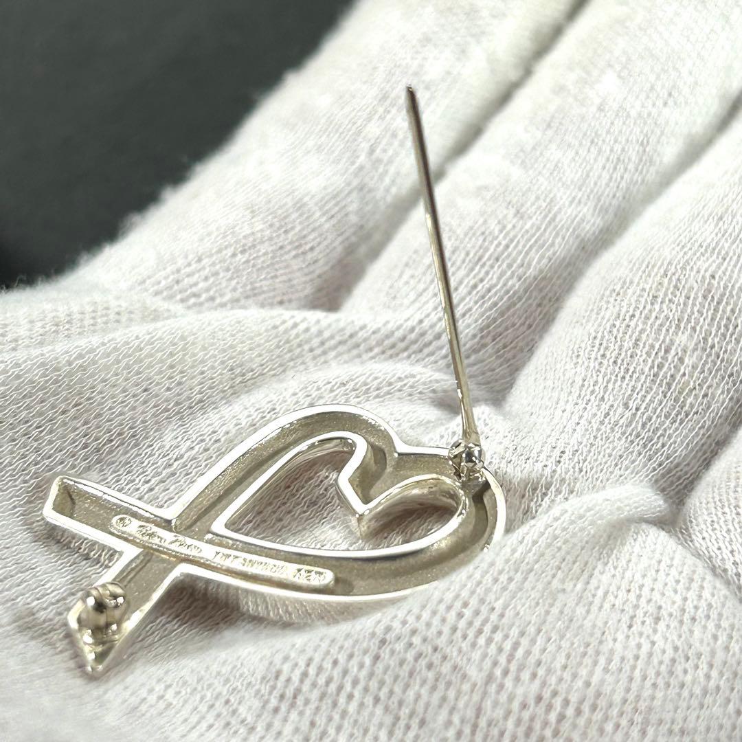 ティファニー ブローチ ラヴィングハート シルバー925 ハート ピンバッチ