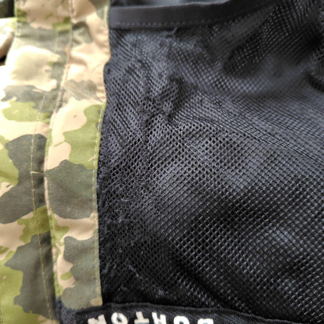 BURTON 迷彩 フード付きスノボージャケット M