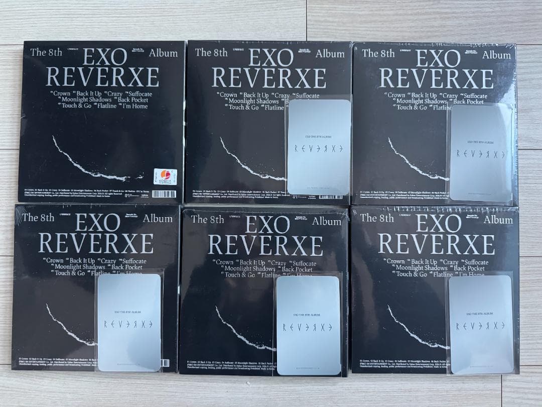 【新品未開封】EXO REVERXE COMPACT VER. 6種セット