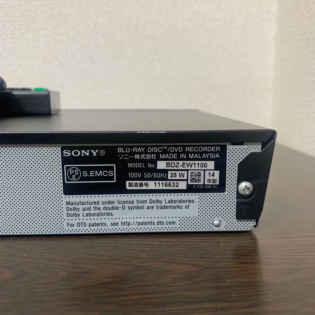 SONY BDZ-EW1100 1TB 2番組録画 動作確認済