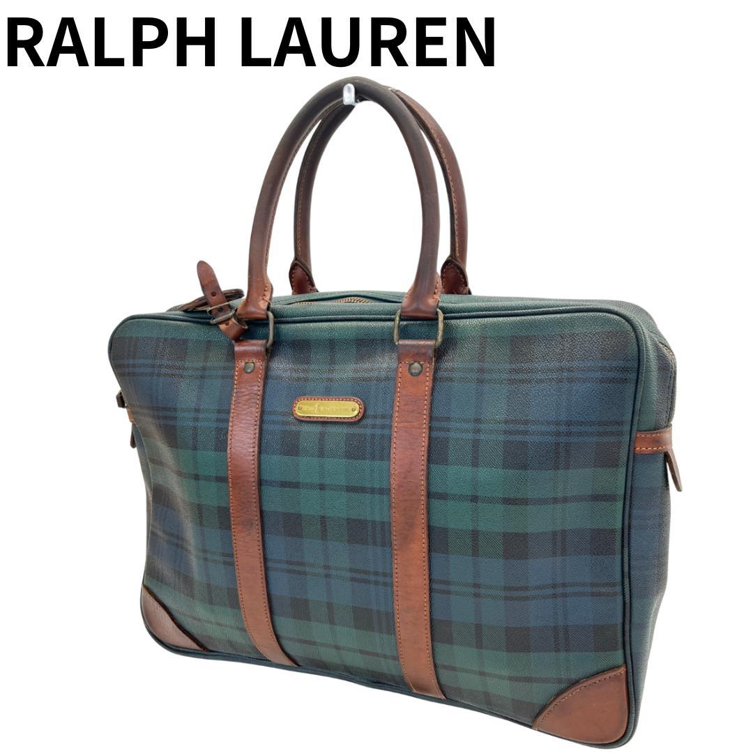 POLO RALPH LAUREN ブリーフケース チェック柄