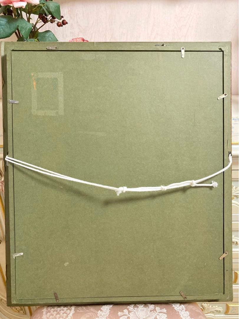 ★真作★ベルナール・シャロワ油彩画/「黄昏の貴婦人」8号直筆サイン世界各国で個展