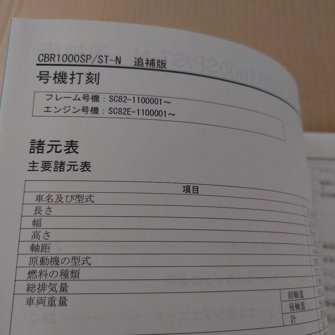 サービスマニュアル　CBR1000RRR